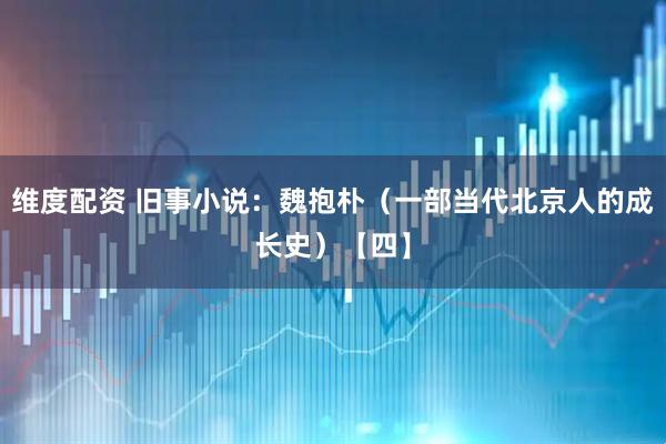 维度配资 旧事小说：魏抱朴（一部当代北京人的成长史）【四】